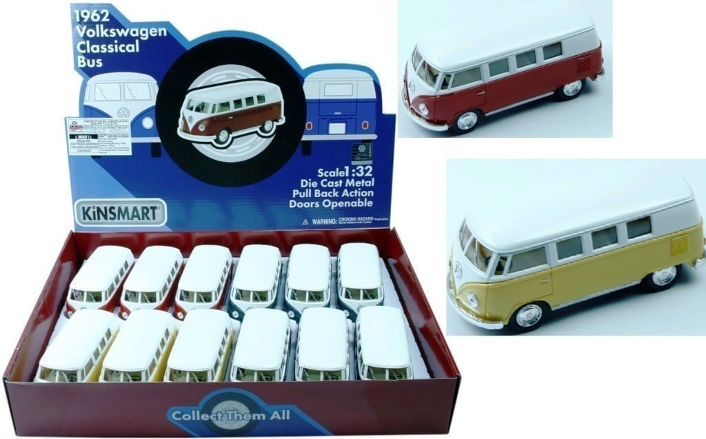 Kinsmart Çek Bırak 1962 Volkswagen Classical Bus