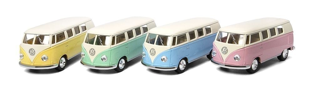 Kinsmart Çek Bırak 1962 Vw Clas. With ivory Roof (Pastel)