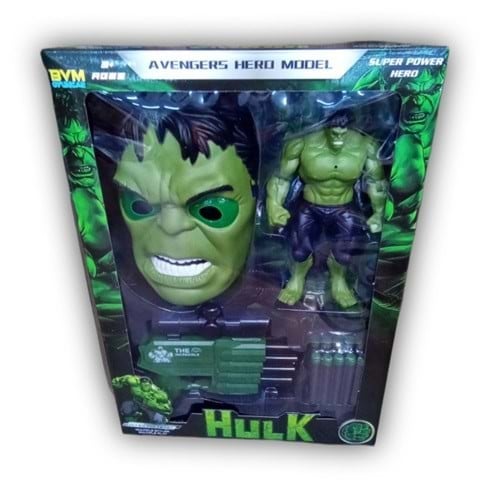 KUT.MASKE-HULK-DART ATICI SETİ