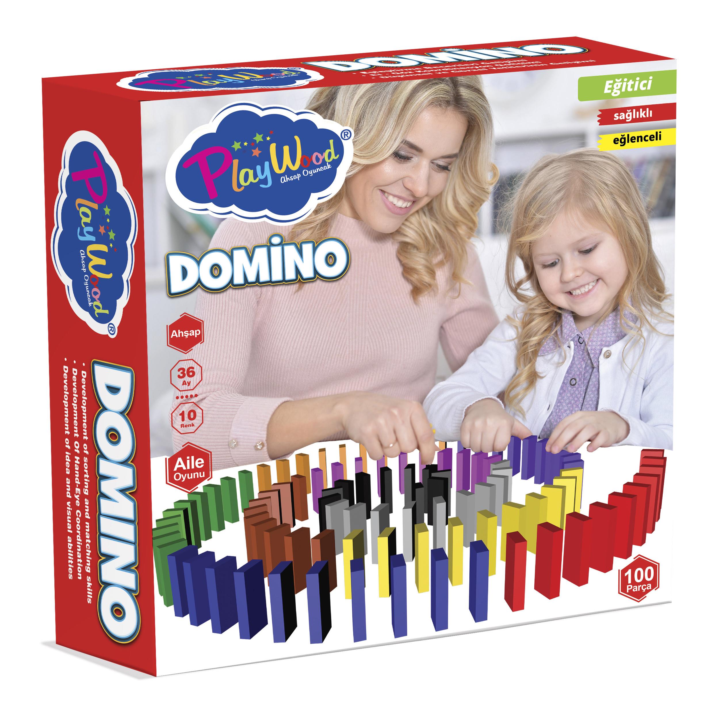 KUTUDA AHŞAP DOMİNO OYUNU