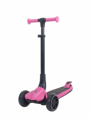 L6-120-P LAMBORGHİNİ LİSANSLI 2 TEKERKATLANABİLİR METALKAYMAZ TABAN SCOOTER(PEMBE)