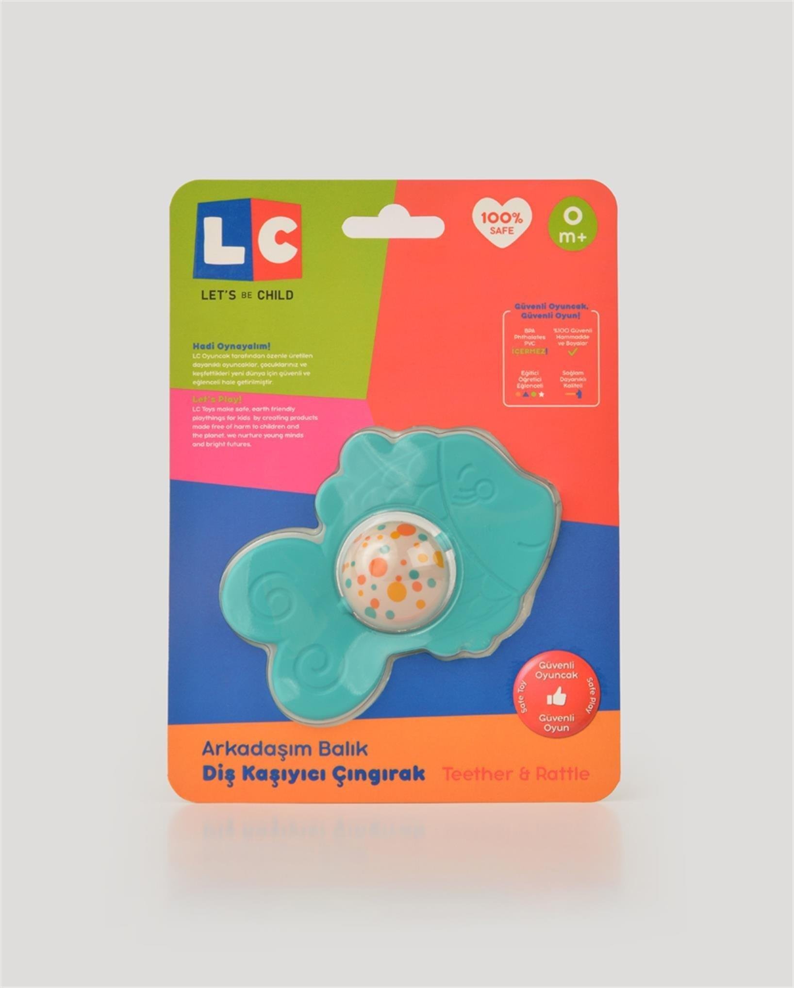 LC Arkadaşım Balık Diş Kaşıyıcı & Çıngırak