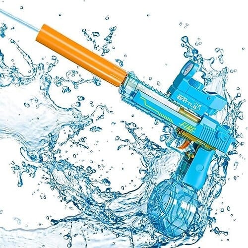 LEARNİNG FUN SERİ ATIŞ 10M MENZİL 425ML KAPASİTELİ ŞARJLI TAM OTOMATİK SU TABANCASI