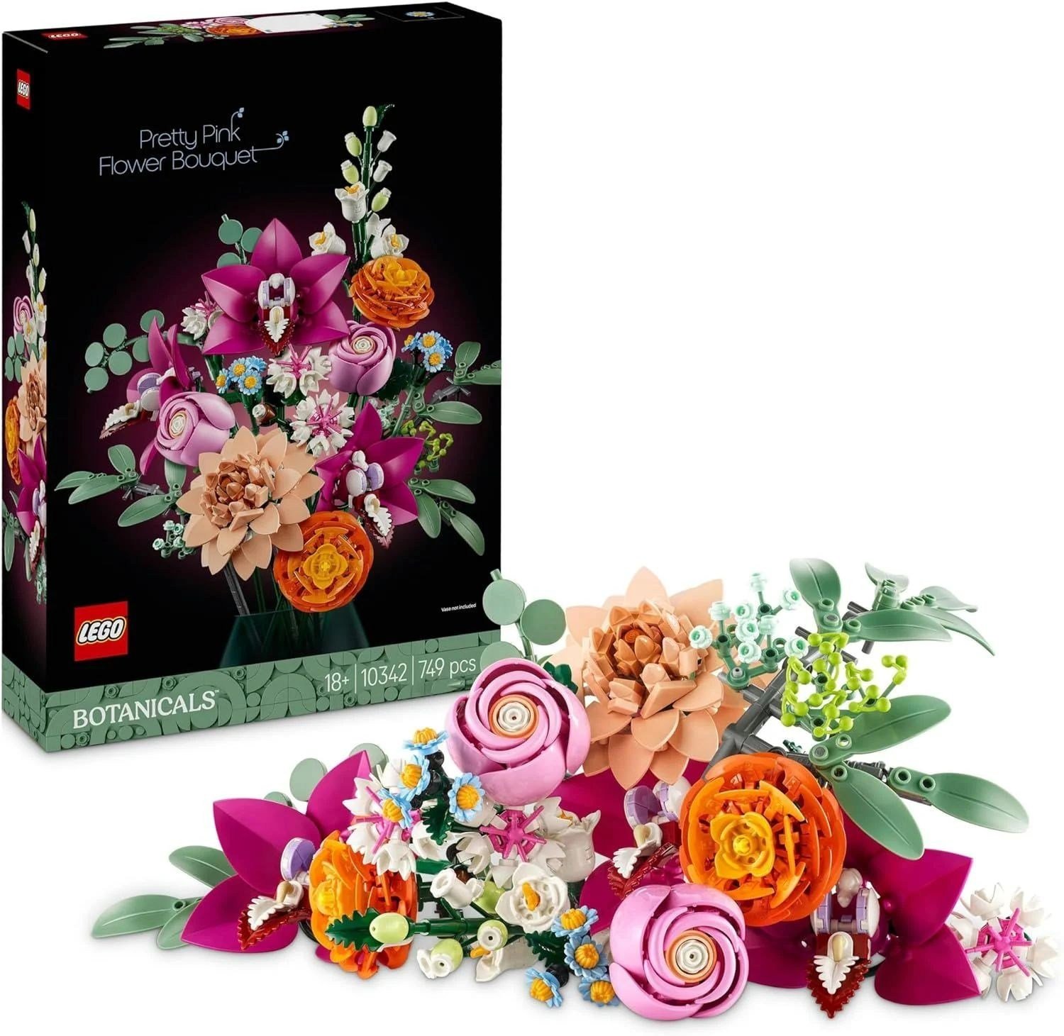 LEGO ART PEMBE ÇİÇEK BUKETİ
