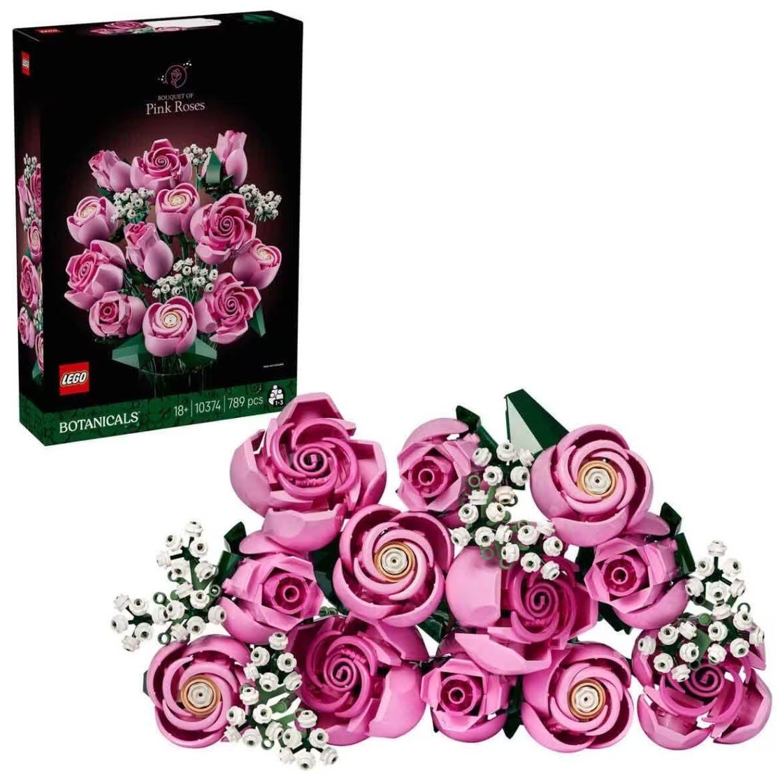 LEGO PEMBE GÜL BUKETLERİ