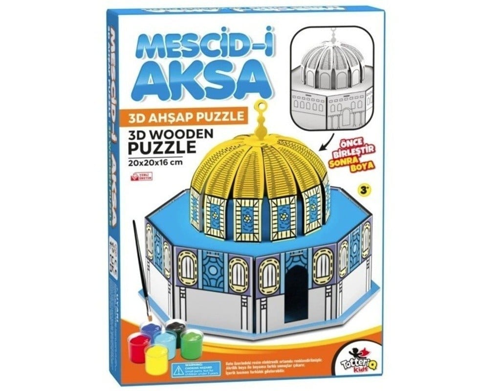 MESCID-I AKSA 3D AHSAP PUZZLE