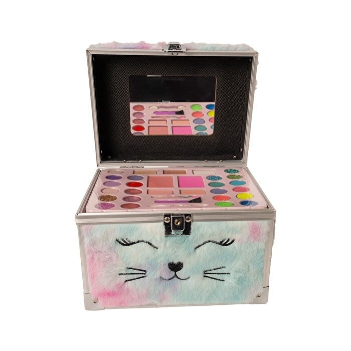 MOR KEDİLİ PELUŞ MAKYAJ
