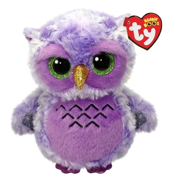 Owlivia - Mor Baykuş 15 cm. 