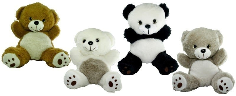 PELUS 23CM 3 ASORTI AYI VE PANDA