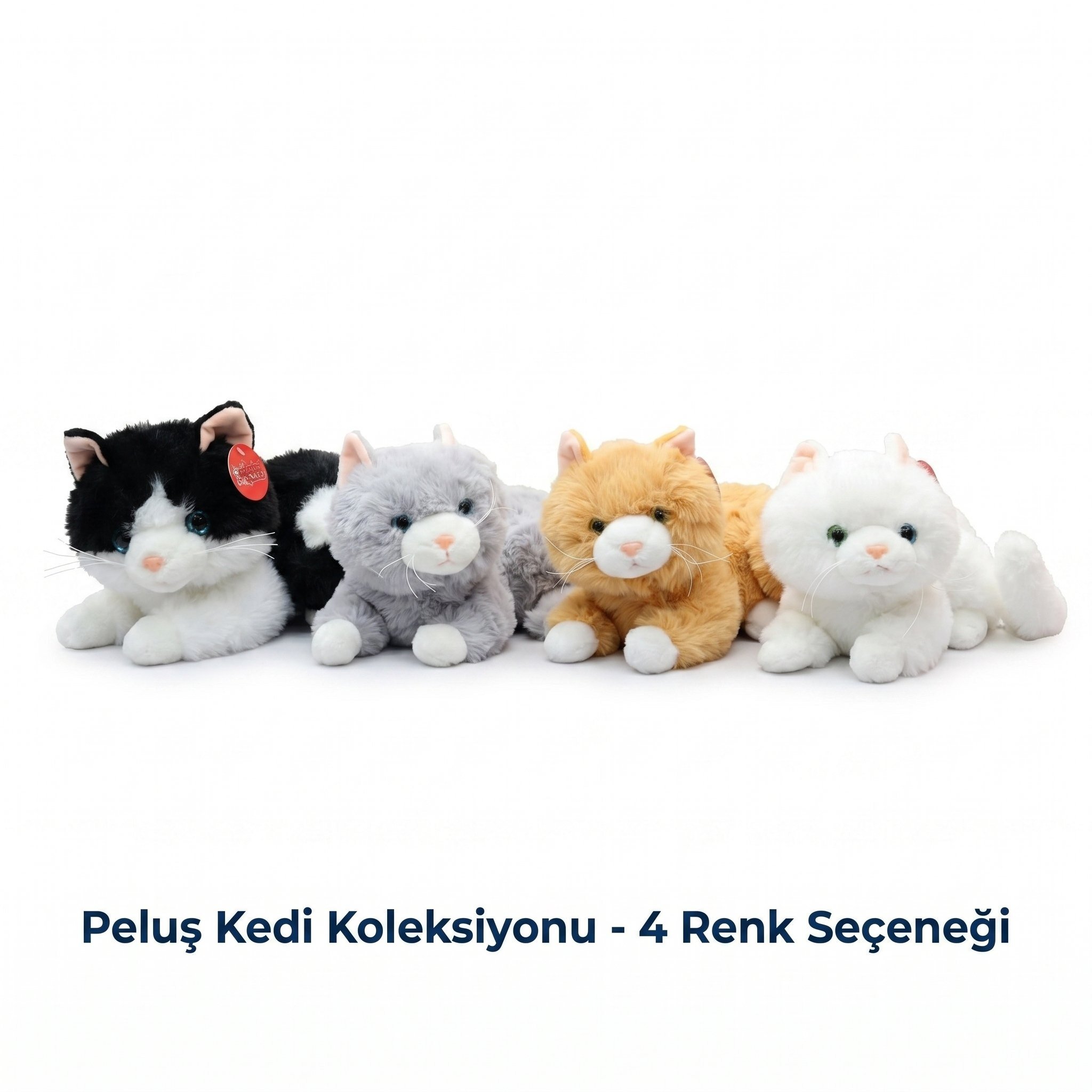 PELUS 36CM SESLI KEDI (4 ASORTI)