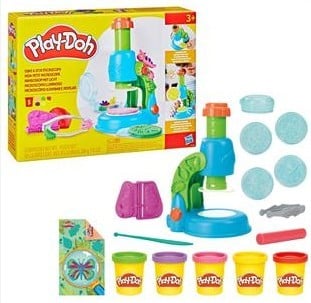 PLAY-DOH IŞIKLI MİKROSKOP OYUN SETİ
