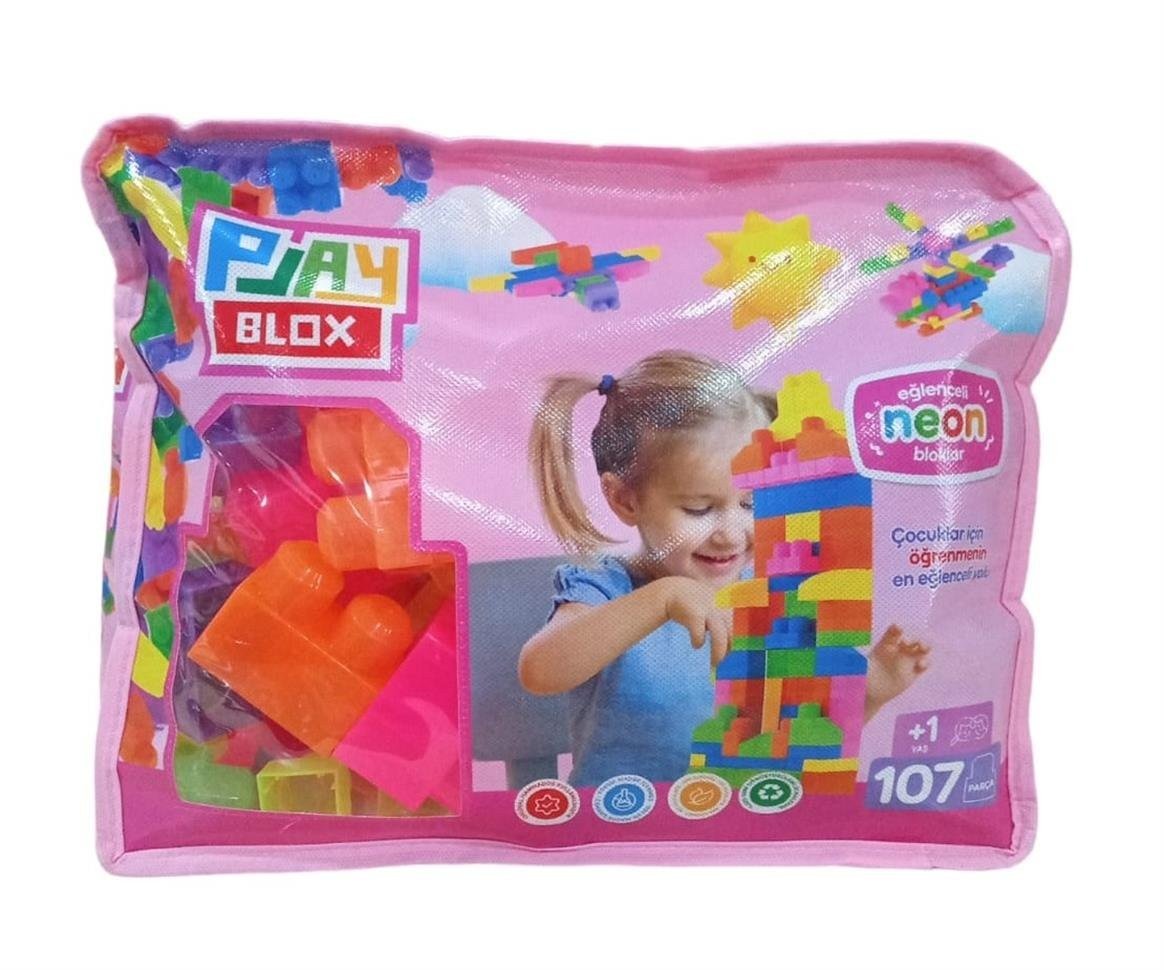 PLAYBLOX BLOCK NEON 107 PCS BUCKET