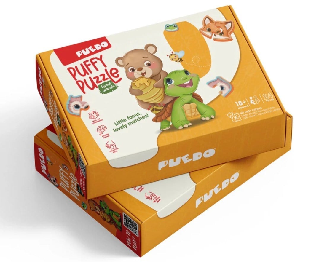 PUEDO PUFFY PUZZLE FOREST ANIMALS