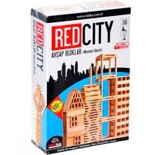 REDKA AHŞAP BLOKLAR 50 PARÇA (DOĞAL RENK)