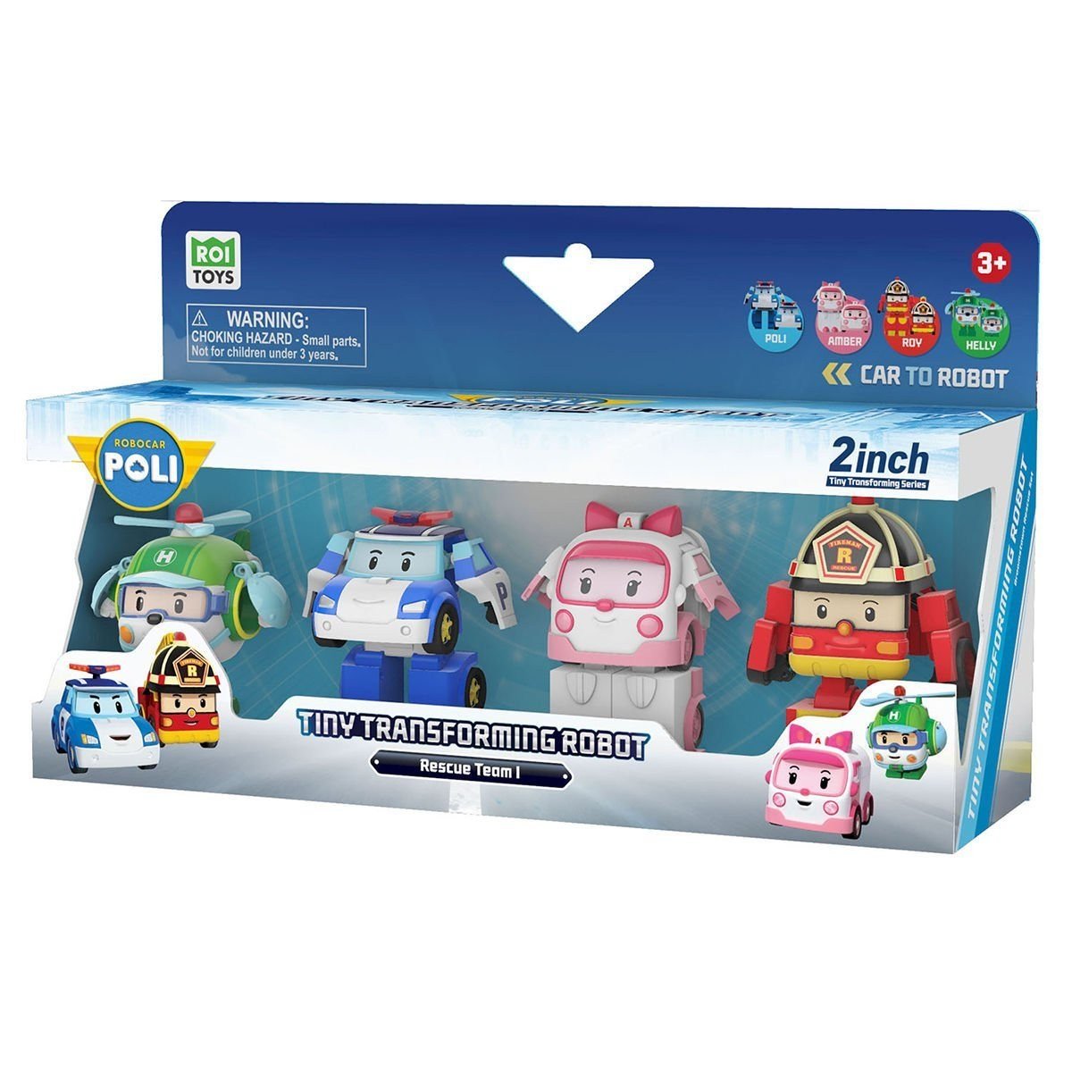 ROBOCAR POLİ MİNİ TRANSFORMİNG KASABANIN
KURTARMA ARAÇLARI 4'LÜ SET