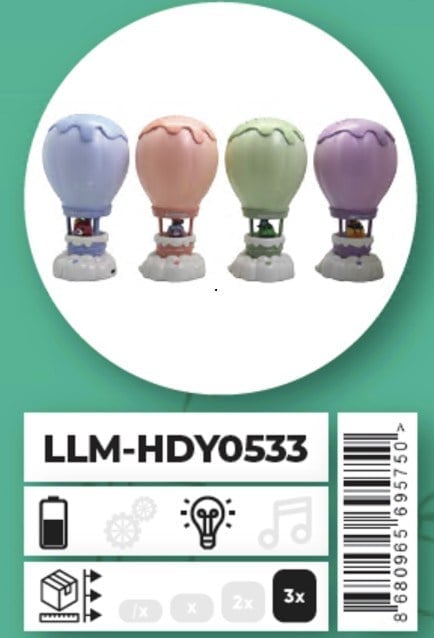 SEVİMLİ BALON MASA LAMBASI