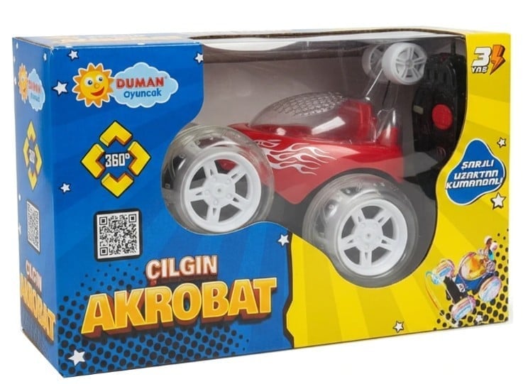 UZAKTAN KUMANDALI ŞARJLI ÇILGIN AKROBAT