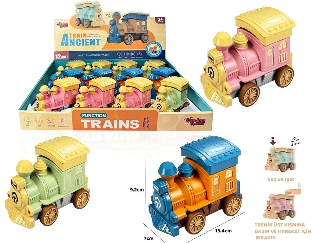 Vardem Işıklı ve Müzikli Bas Gitsin Bebek Treni