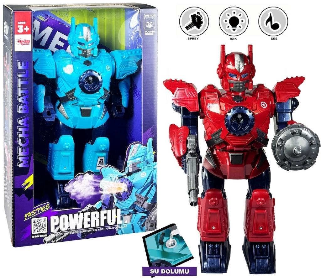 Vardem Işıklı ve Müzikli Buhar Çıkartan Hareketli Pilli Robot