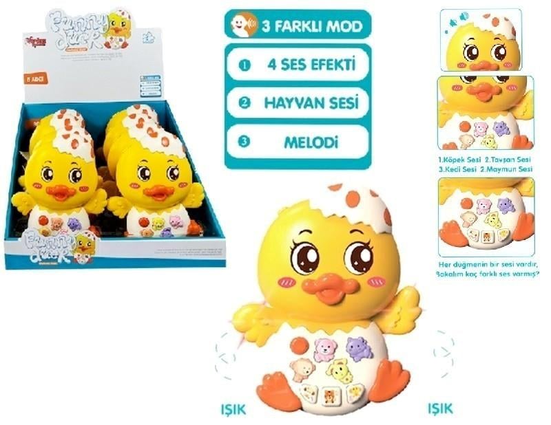 Vardem Işıklı ve Müzikli Ördek Bebek Piyanosu