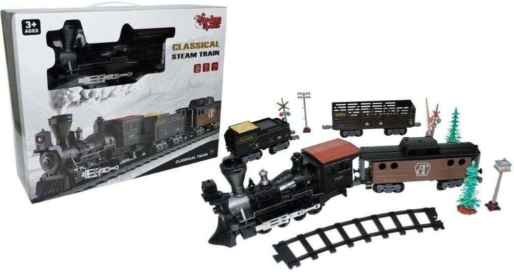 Vardem Işıklı ve Sesli 30 Parça Classic Buharlı Tren Set