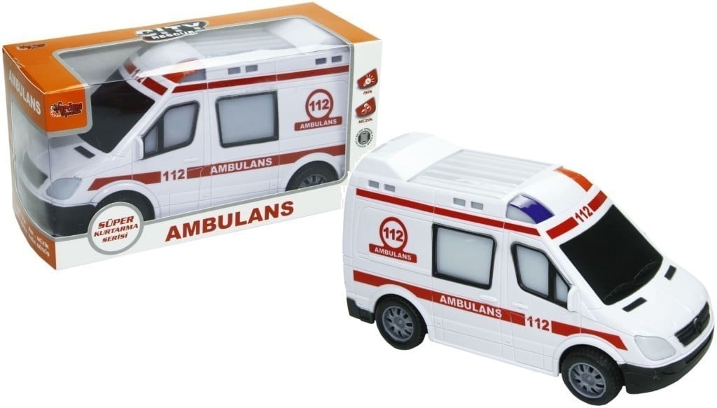 Vardem Kutulu 1:18 Işıklı ve Sesli Çarp Dön Ambulans