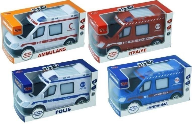 Vardem Kutulu Pilli Ambulans, Polis, Jandarma, İtfaiye