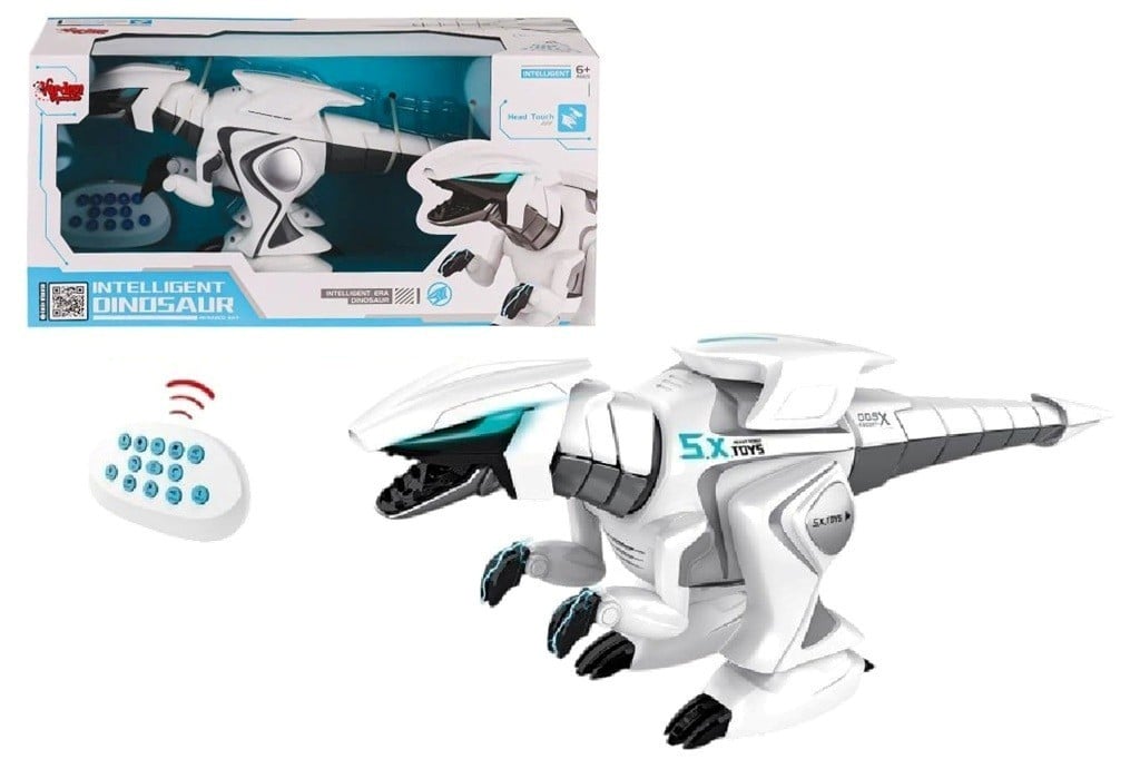Vardem Kutulu Uzaktan Kumandalı Full Fonksiyon Şarjlı Etkileşimli Işıklı, Müzikli Robot Dinozor