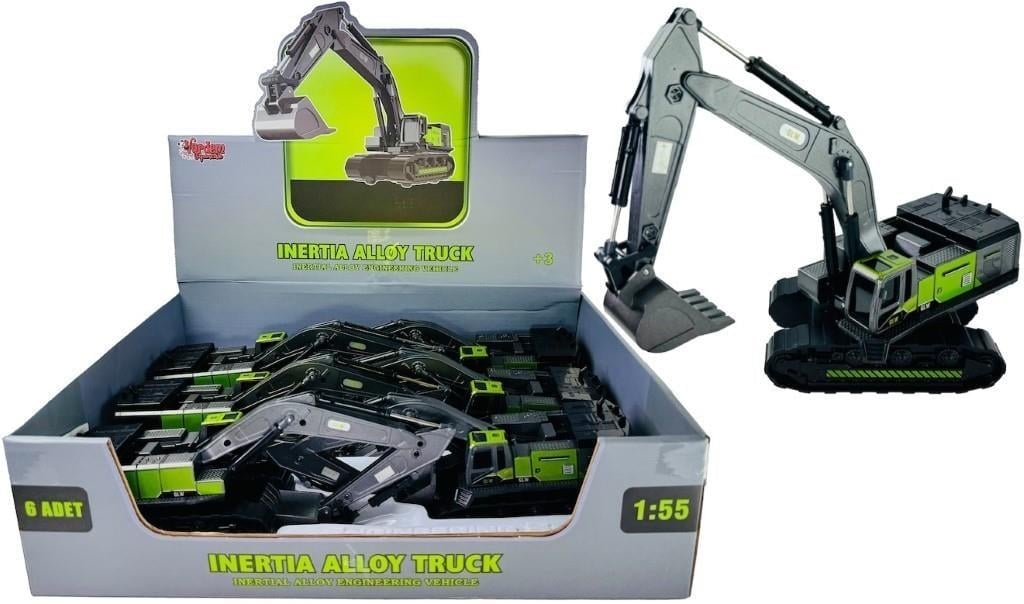Vardem Sürtmeli Metal İnşaat Aracı 1:55 Ekskavatör