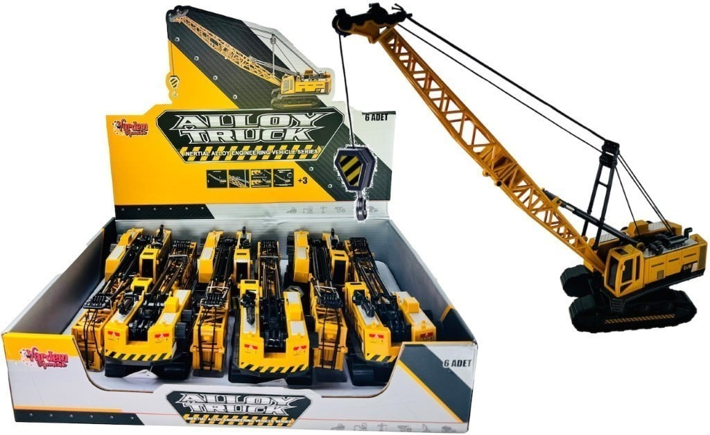 Vardem Sürtmeli Metal İnşaat Aracı 1:55 Vinç