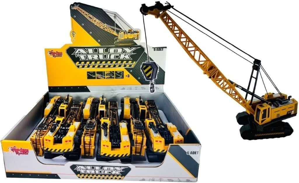 Vardem Sürtmeli Metal İnşaat Aracı 1:55 Vinç