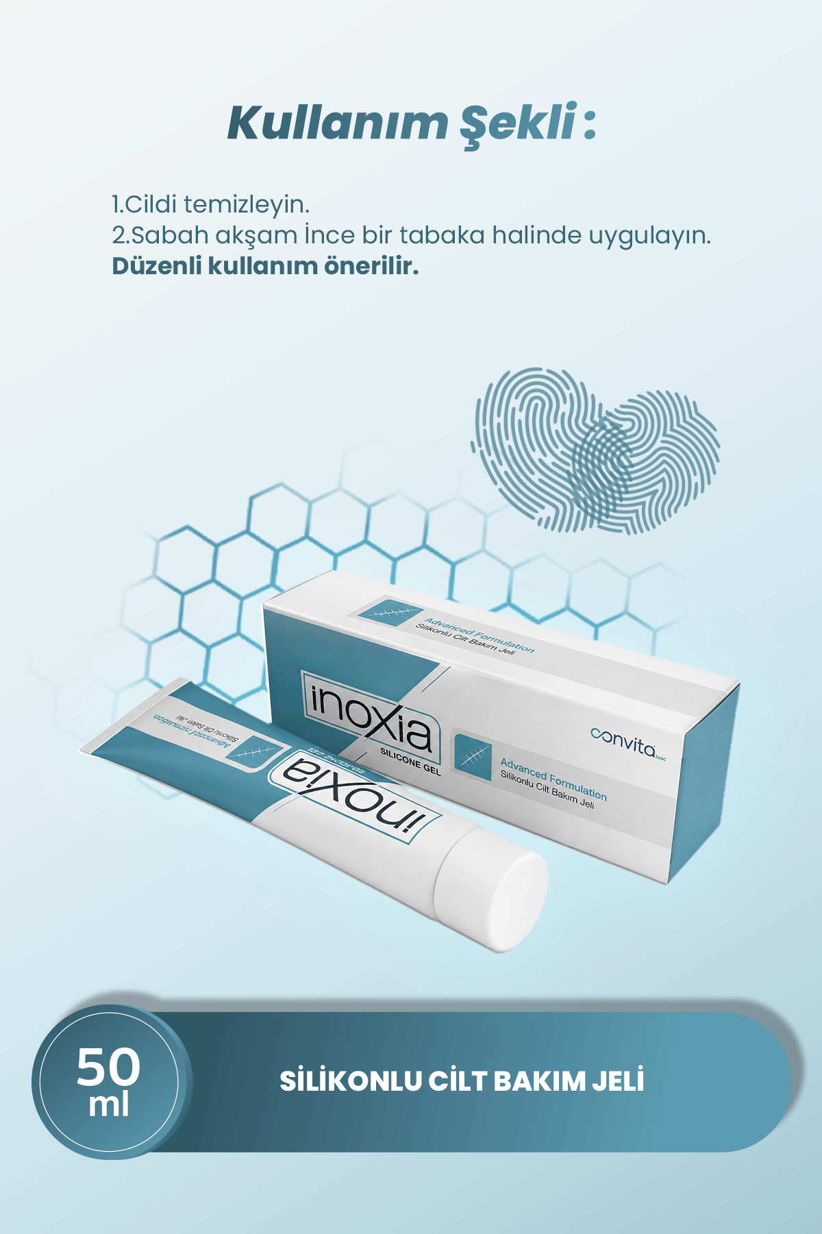 İNOXİA SİLİKON SKAR JEL 50 ML 
