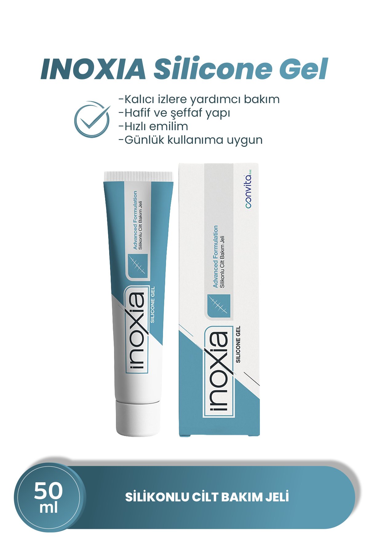İNOXİA SİLİKON SKAR JEL 50 ML 