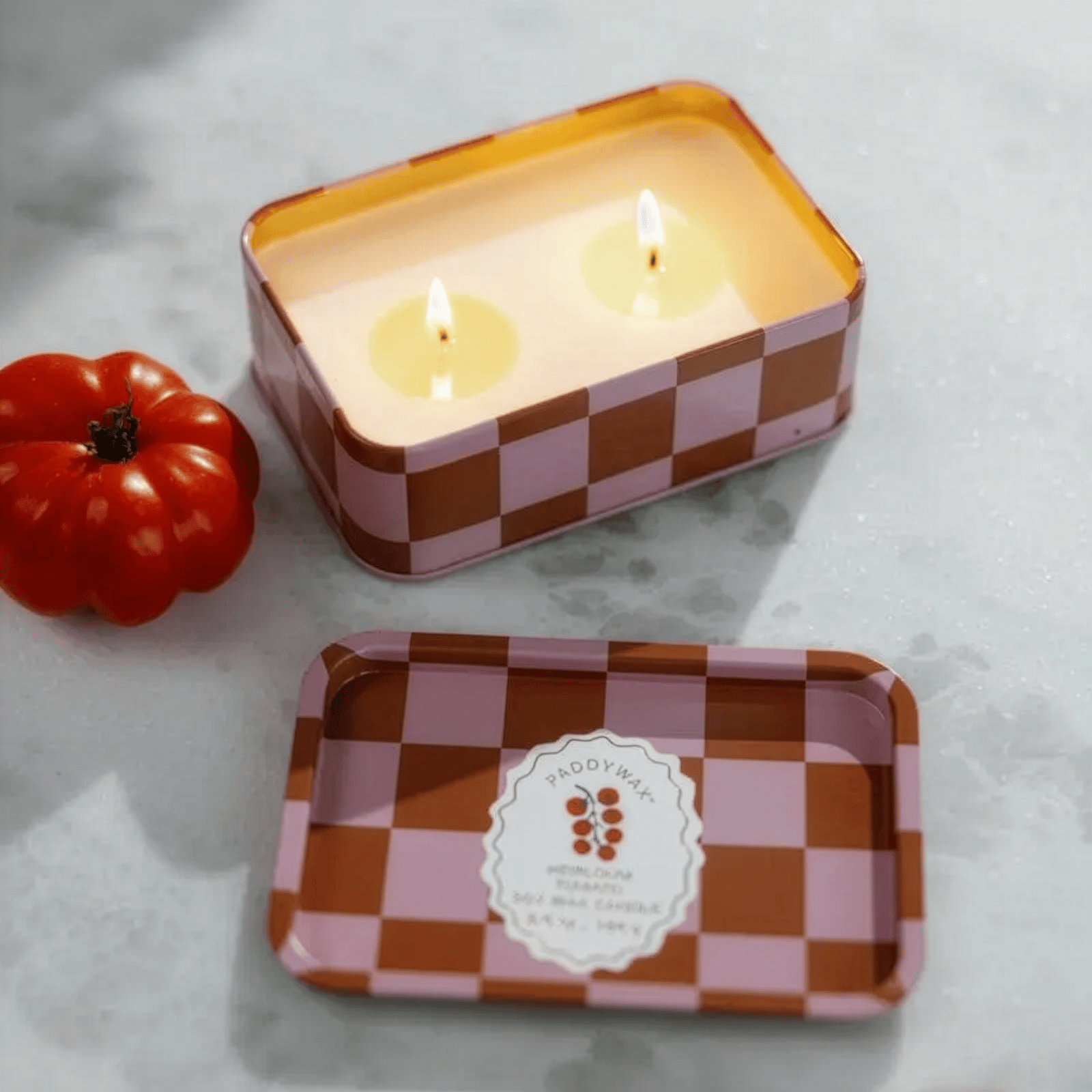 A Dopo Metalik Mum: Heirloom Tomato