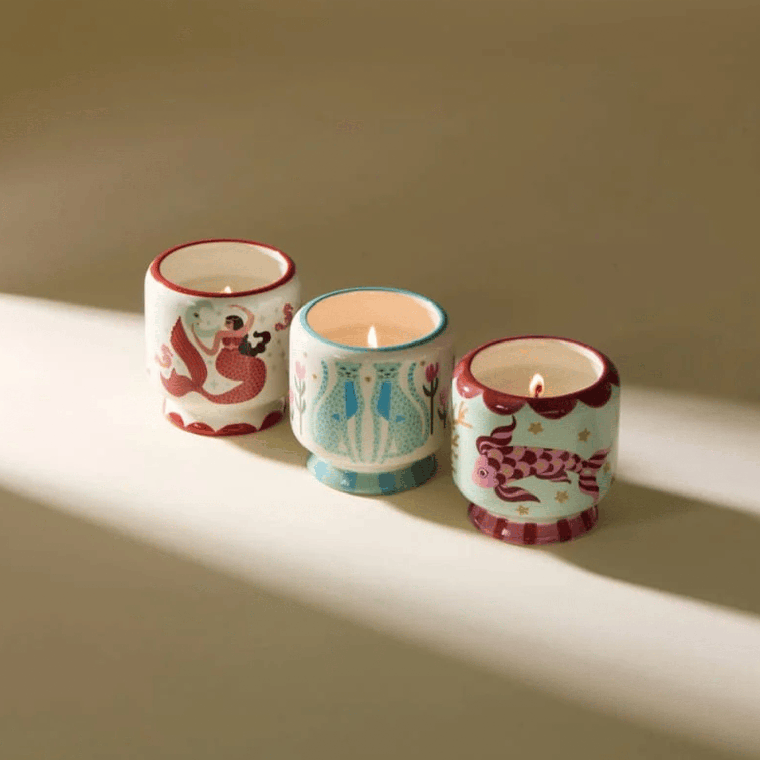 A Dopo Seramik Mum: Linen & Orris