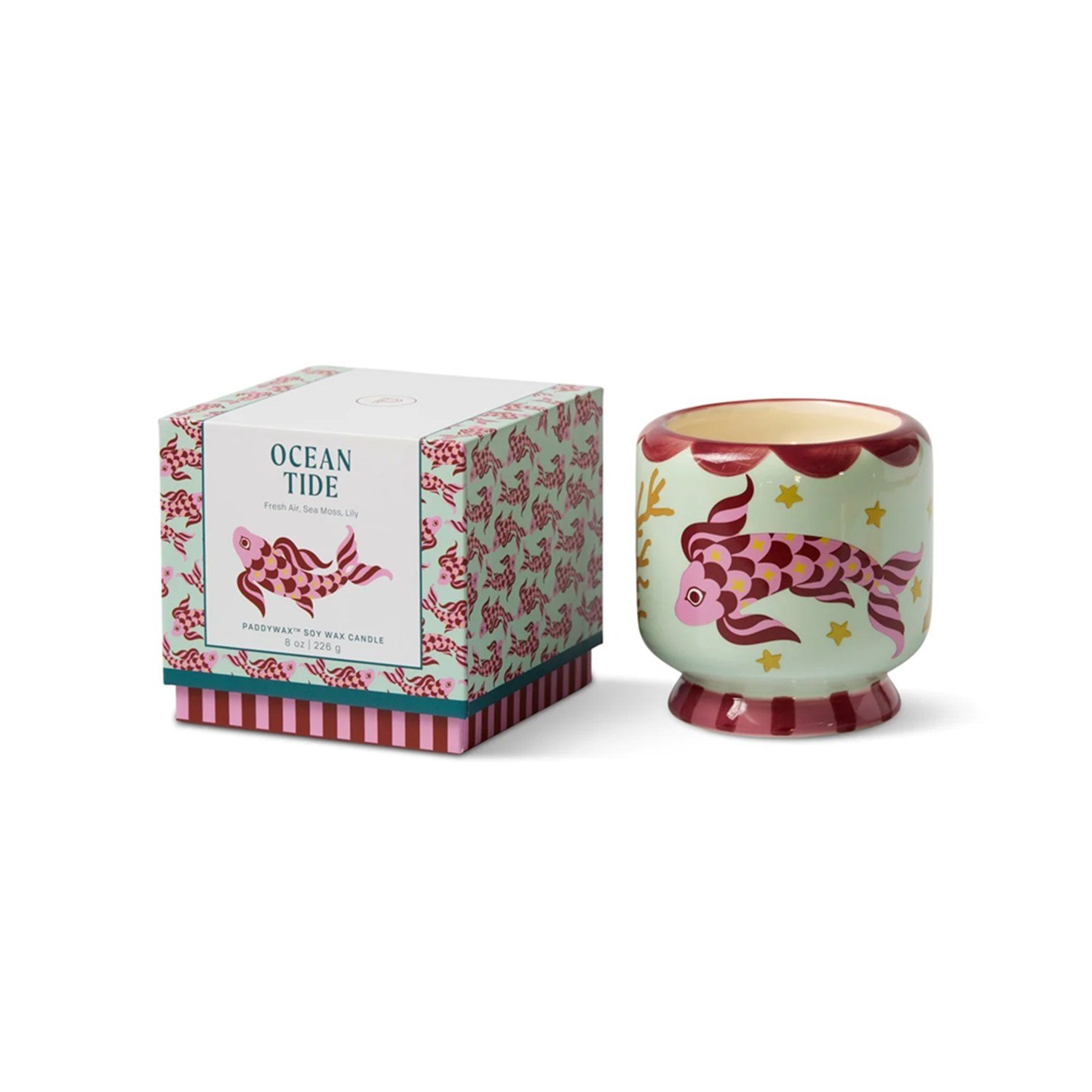 A Dopo Seramik Mum: Sea Salt & Sage