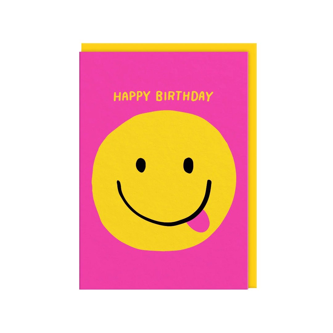 Big Smiley Tebrik Kartı (Happy Birthday)