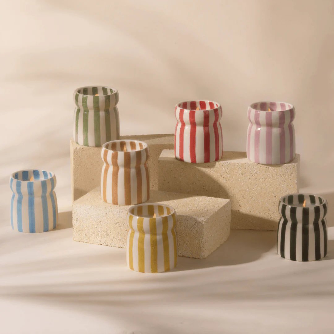 Cabana Seramik Mum: Grecian Sand (Lavender)
