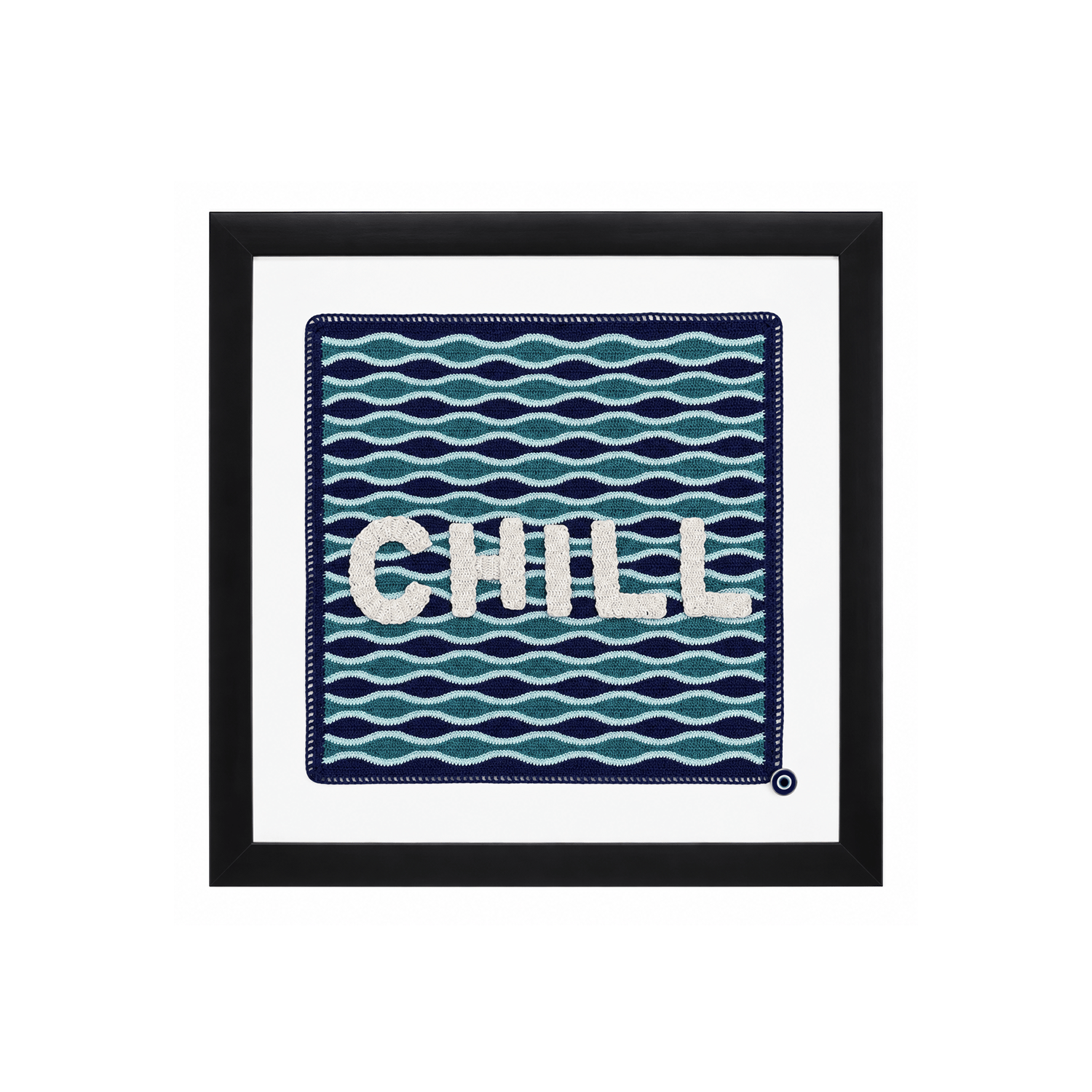 Çerçeveli Konuşan Dantel: Chill (Mavi Waves)