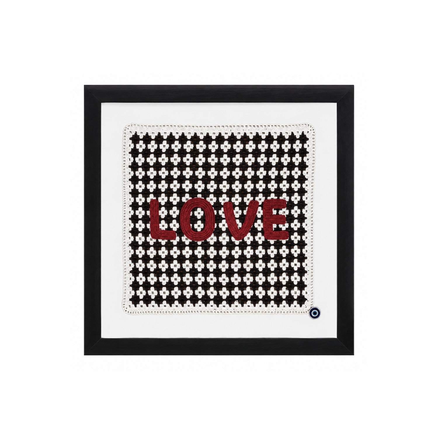 Çerçeveli Konuşan Dantel: Love (Optimist)