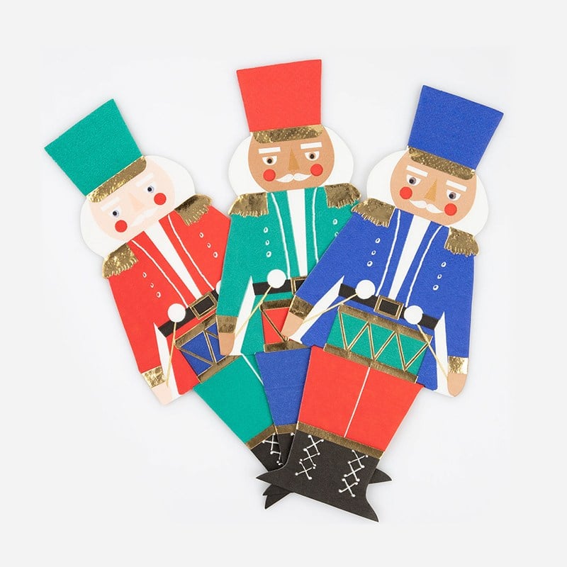 ESKI Nutcracker Christmas Peçete (16'lı)