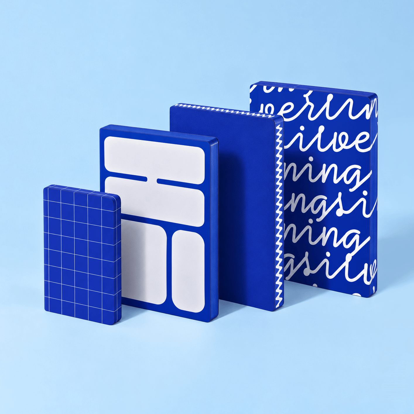 Graphic Noktalı Not Defteri: Break the Grid Blue (S)