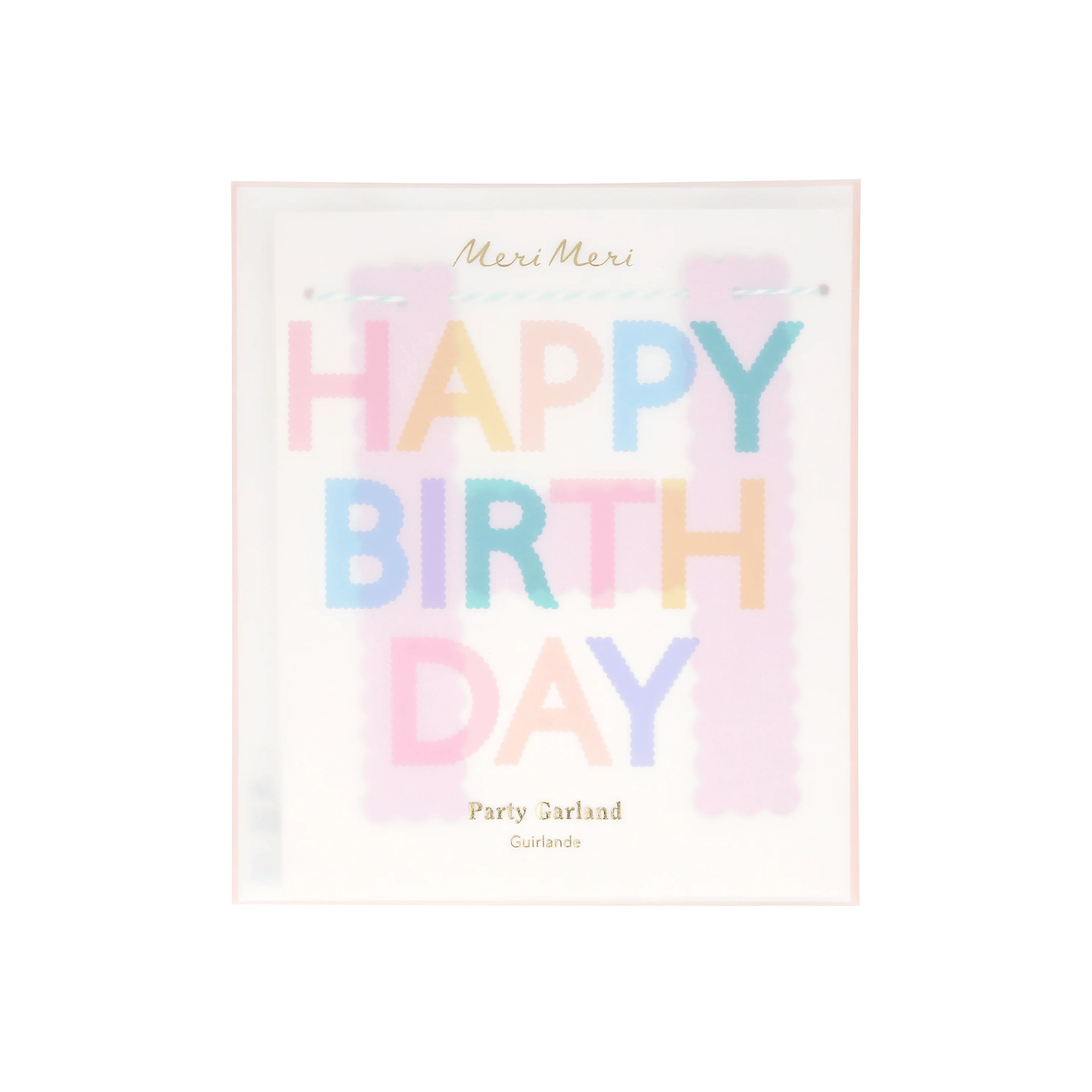 Happy Birthday Asılan Süs (Pastel)