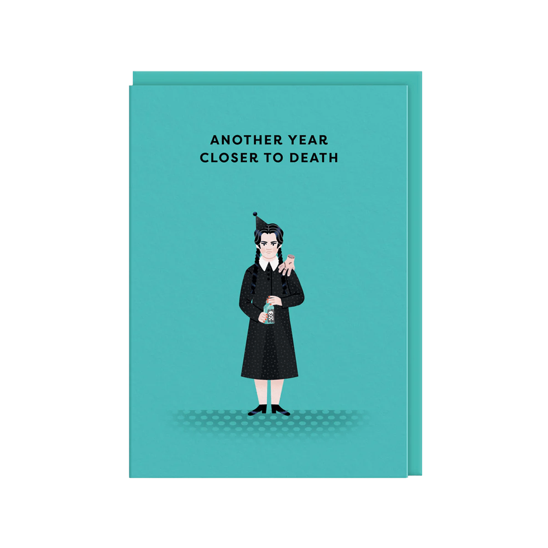 Icons Tebrik Kartı: Wednesday Addams