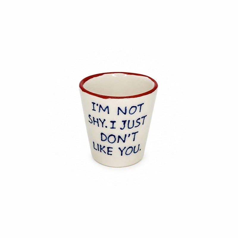 Mottolu Espresso Bardak: Don't Like You (Kırmızı)