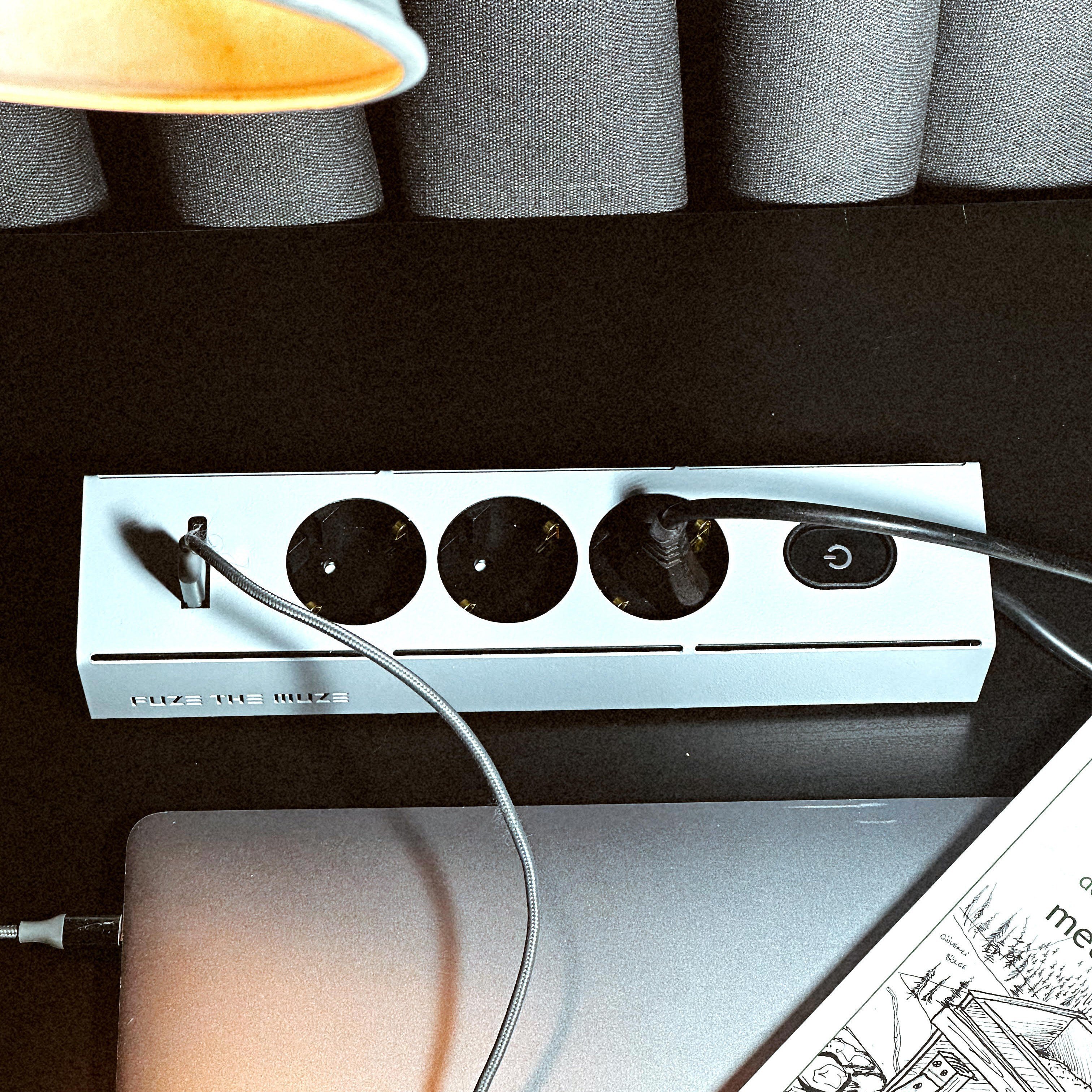 Muze 2.0 Renkli Çoklu Priz (Space Grey)