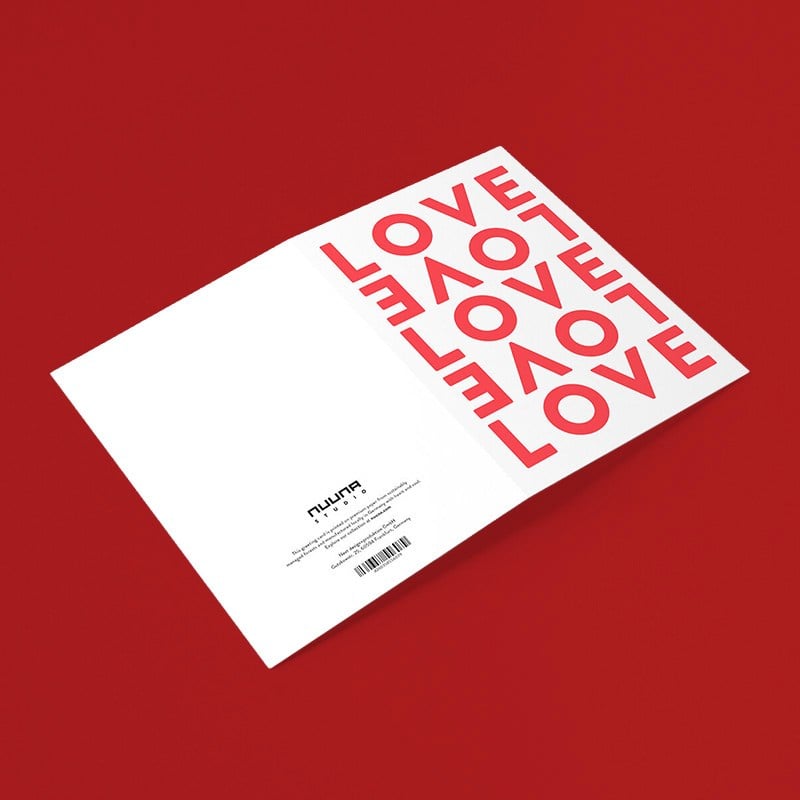 Nuuna Tebrik Kartı: Love