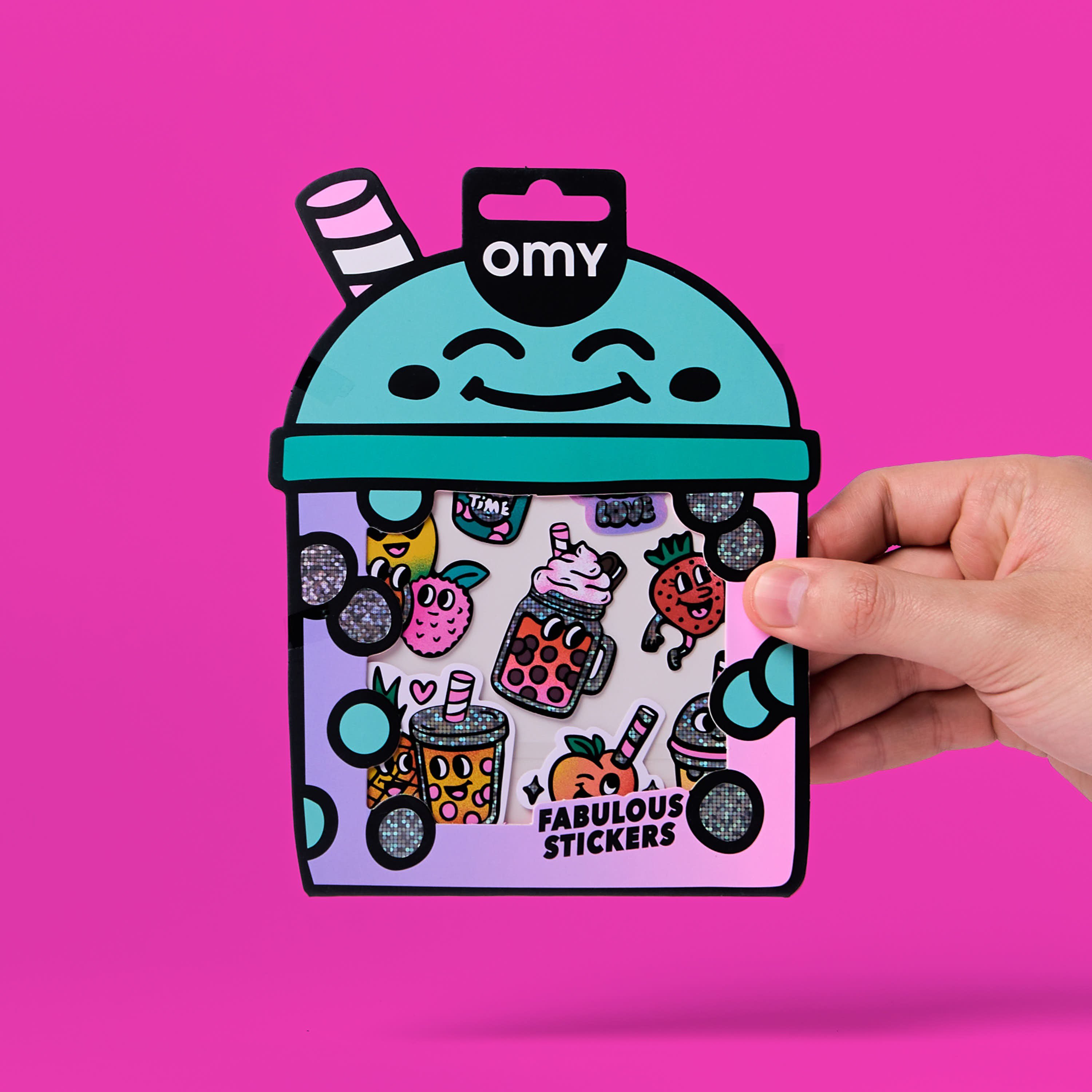 OMY Fabulous Vinil Çıkartmalar: Bubble Tea