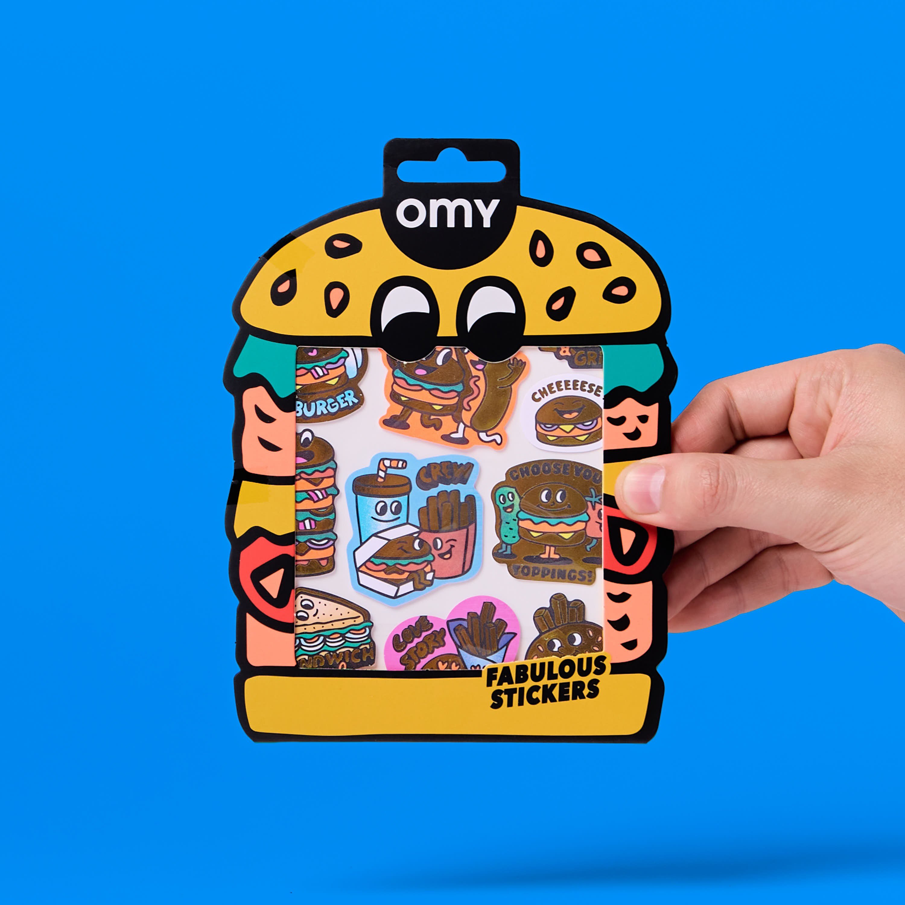 OMY Fabulous Vinil Çıkartmalar: Burger