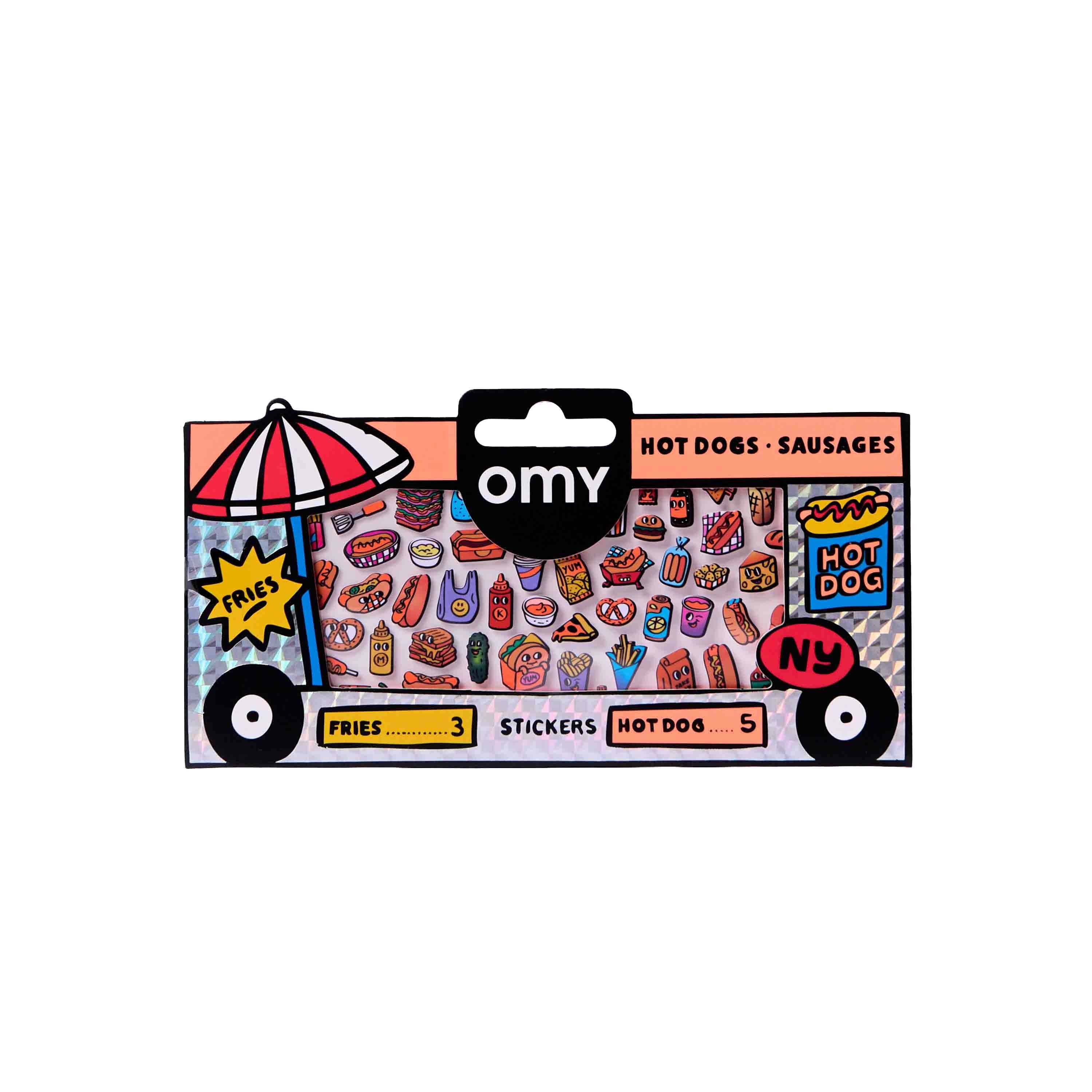OMY Fabulous Vinil Çıkartmalar: Hot Dog